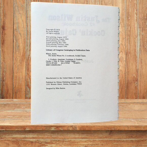The Justin Wilson #2 Cookbook: Cookin' Cajun Spiral Bound 5th/6th Printing 1986 - Picture 5 of 14